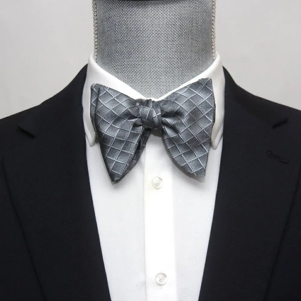 Men's Self tied Bow Tie Silk Bowtie big‎ bow tie Butterfly Bow tie S566